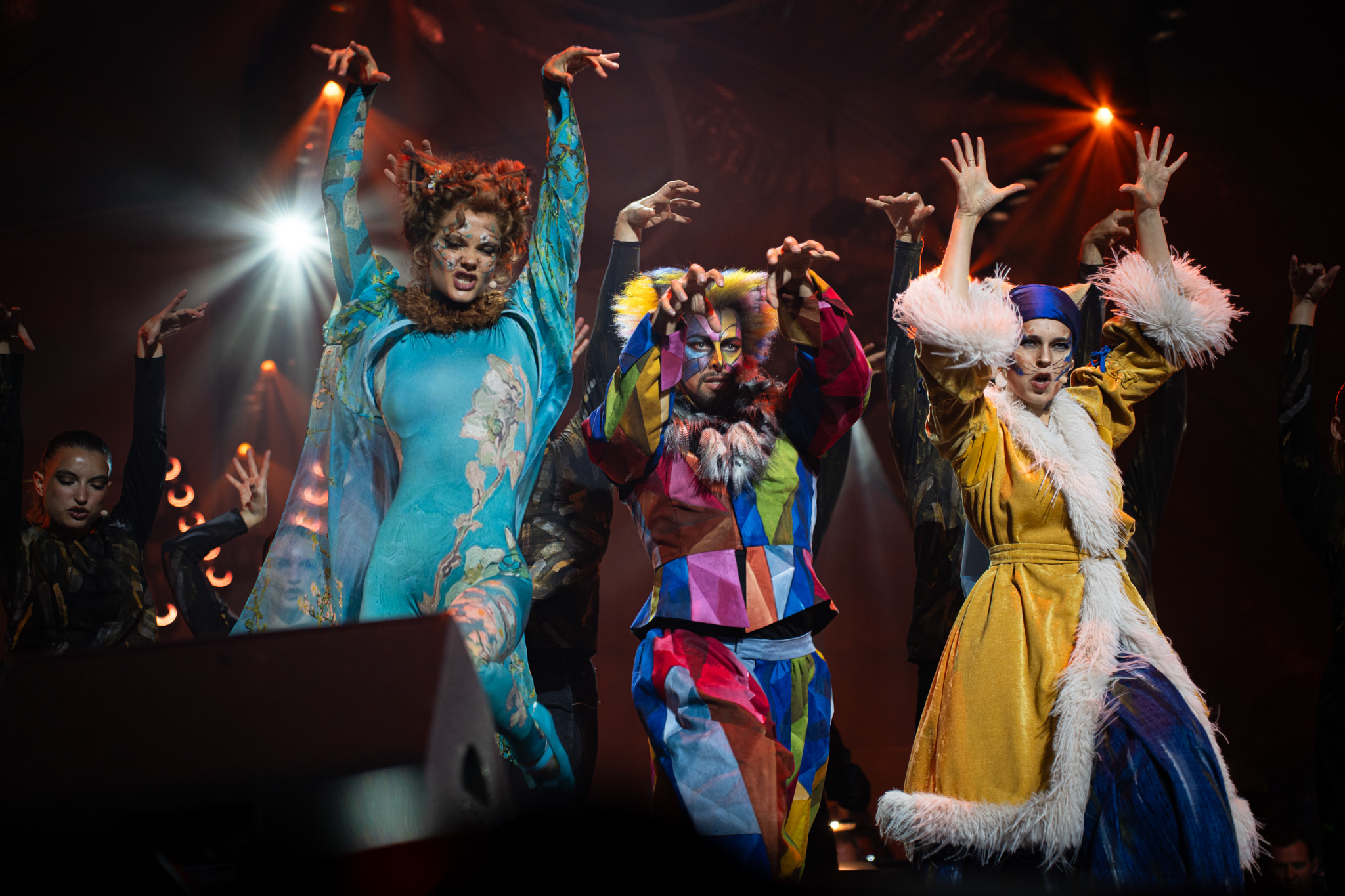 Cast van Cats tijdens de Musical Awards Kick-Off