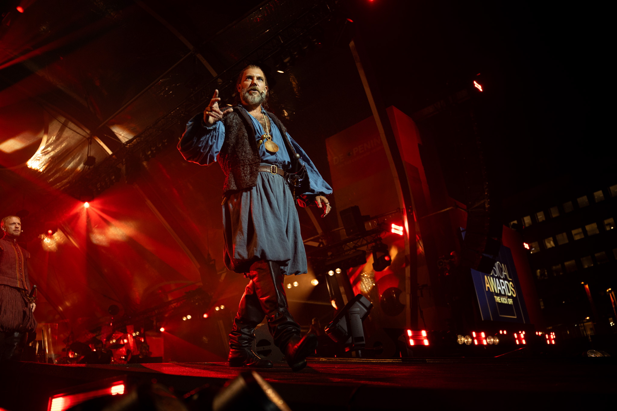 Willem van Oranje tijdens de Musical Awards Kick-Off