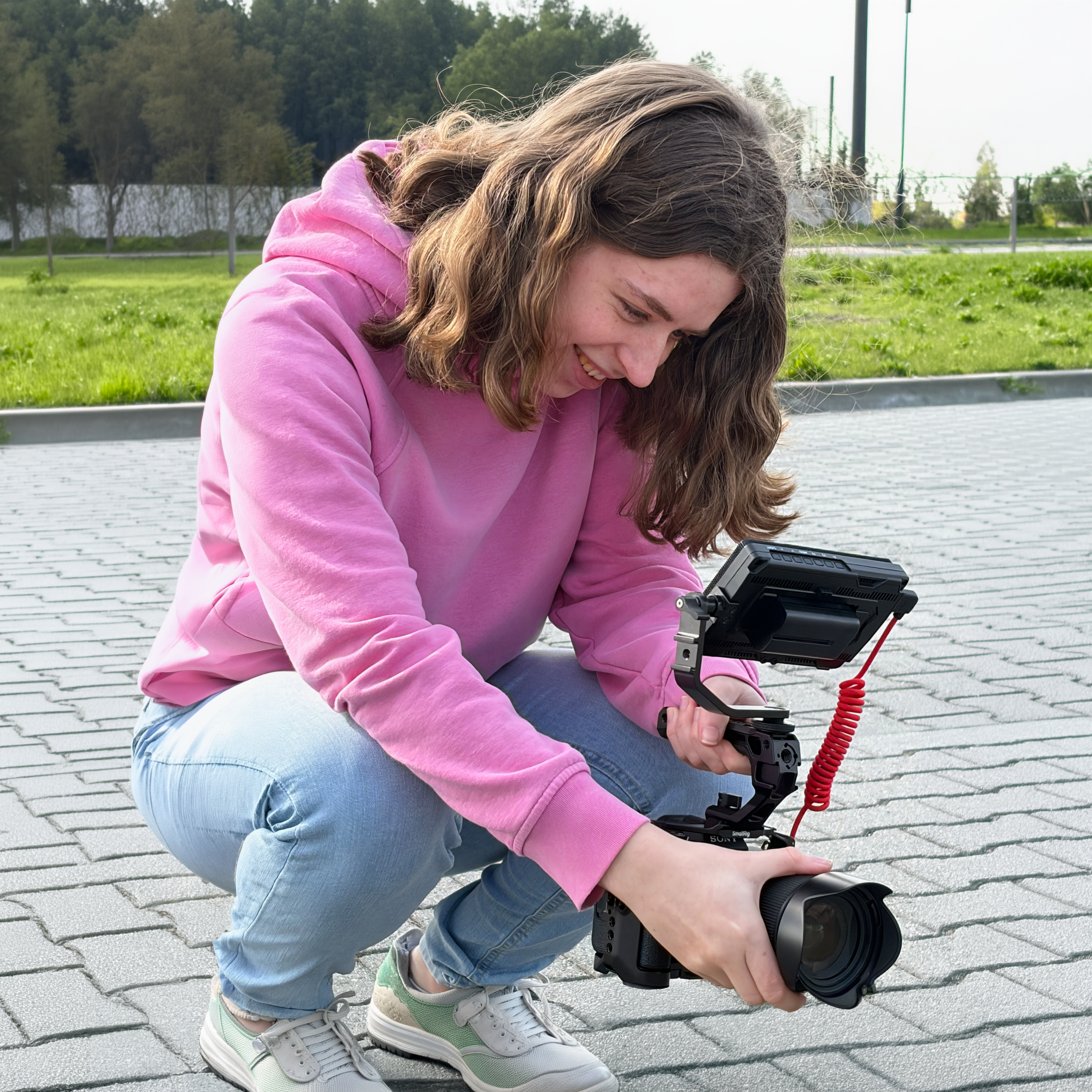 Fleur aan het werk